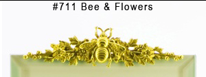 #711 Bee & Flowers