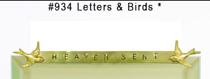 #934 Letters & Birds *