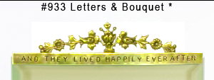 #933 Letters & Bouquet *